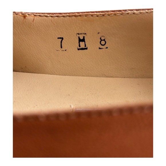 JAZZ Brand Shoes Womens Size 7 M Brown Leather Loafers Made In Spain Vintage‎ - Picture 9 of 10